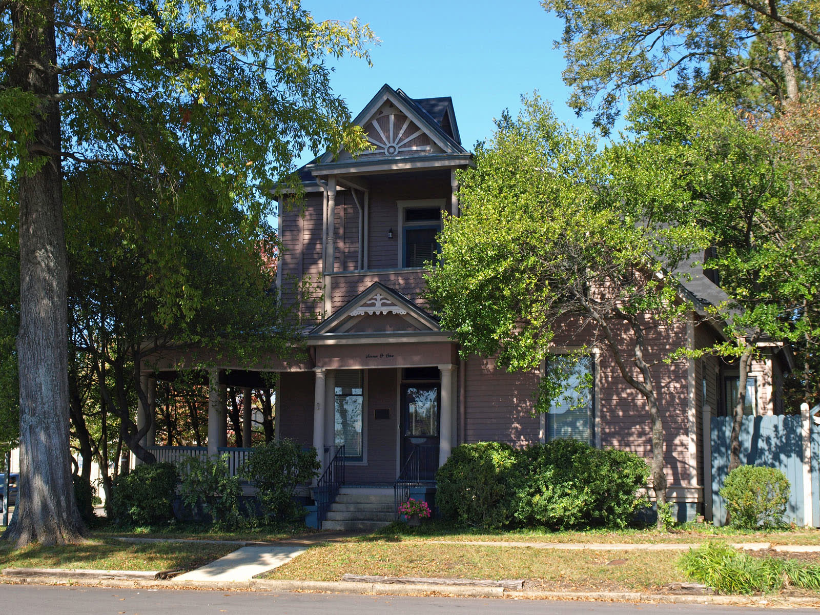 The historic Vaught House on Ward Avenue in Five Points, shown in a 2011 photograph